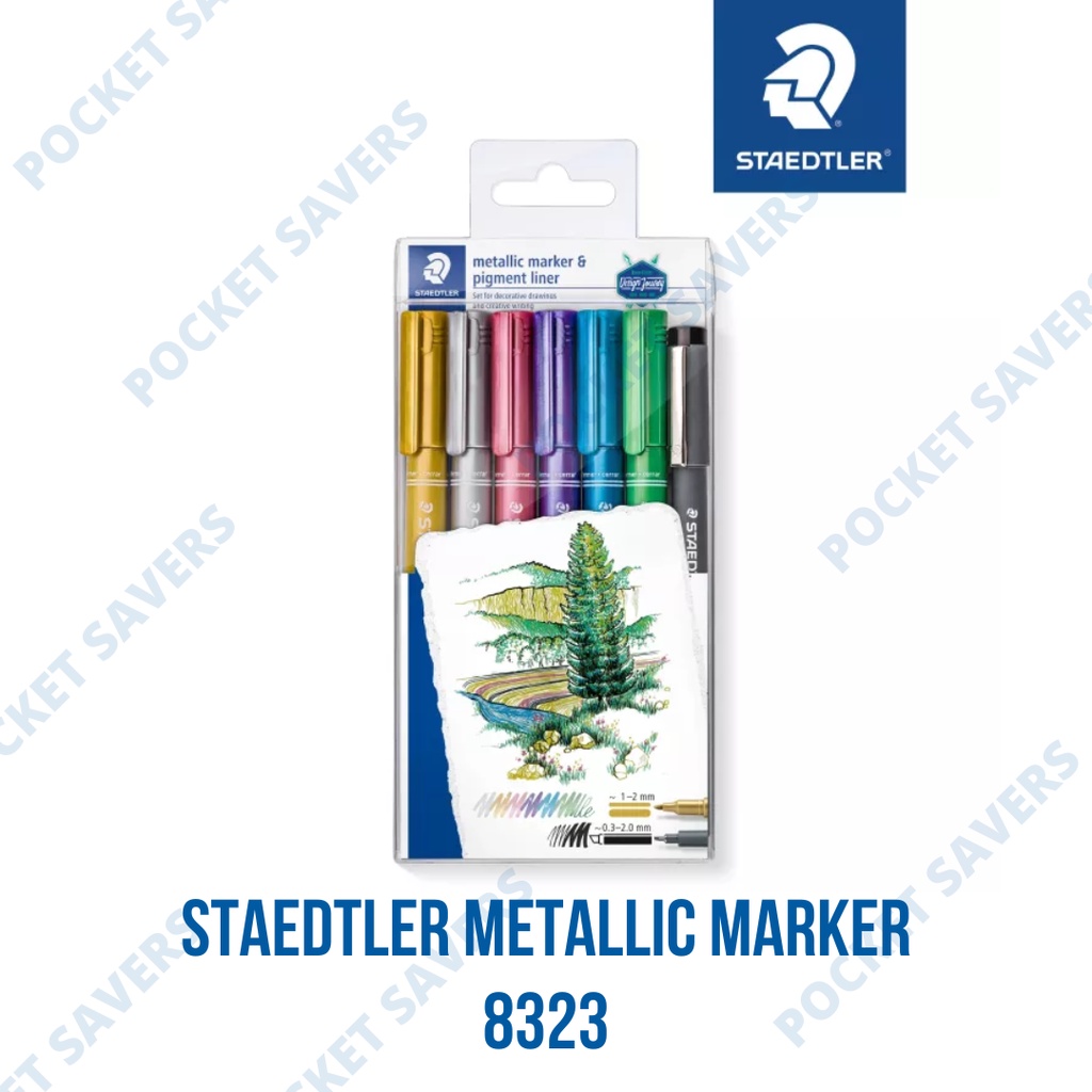 Staedtler Metallic Marker Set Mm Writing Shopee Philippines