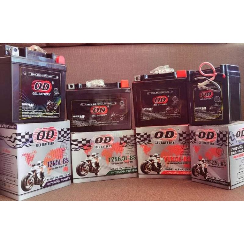 Od Battery For Motorcycle Xrm Wave Smash Raider Sniper Mio Tmx