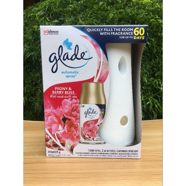 GLADE Automatic Spray SET 269ml 175g Peony And Berry Bliss Shopee