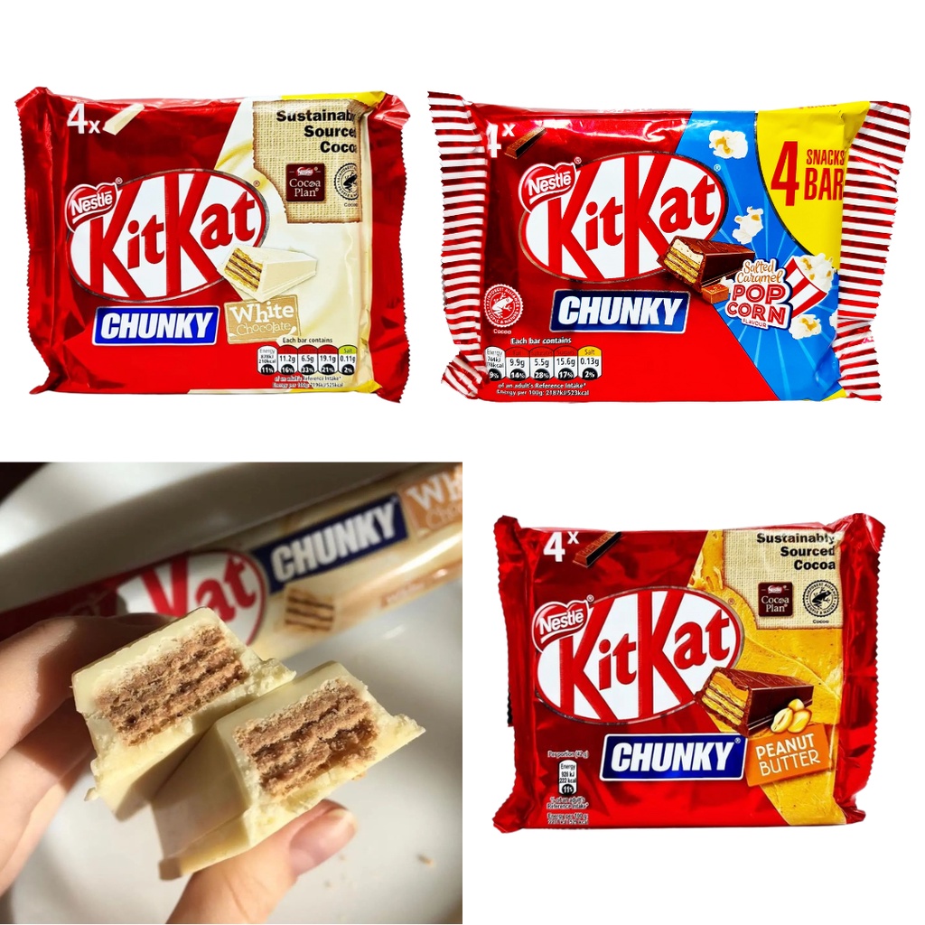 NESTLÉ KITKAT CHUNKY 4PACK FROM DUBAI Shopee Philippines