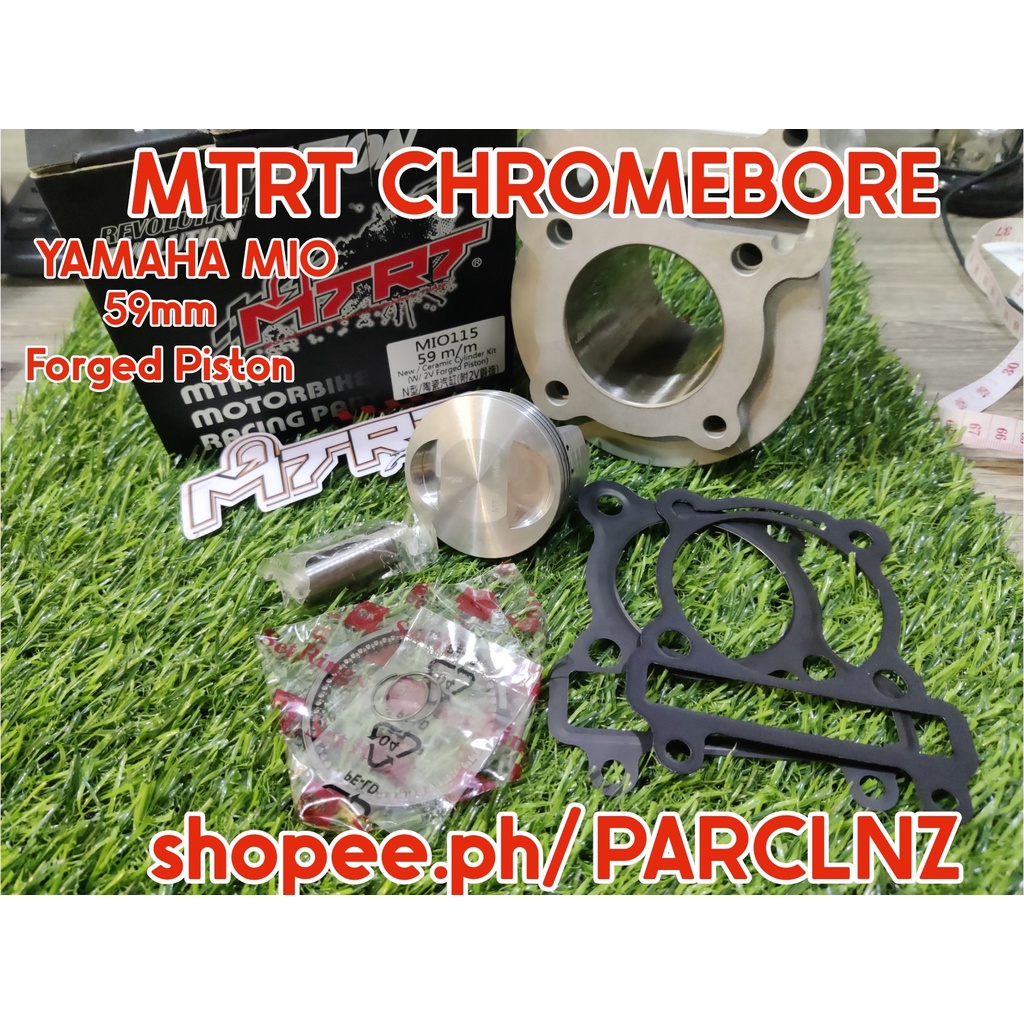 MTRT 59MM CHROMEBORE BLOCK FOR YAMAHA MIO SPORTY FORGED PISTON