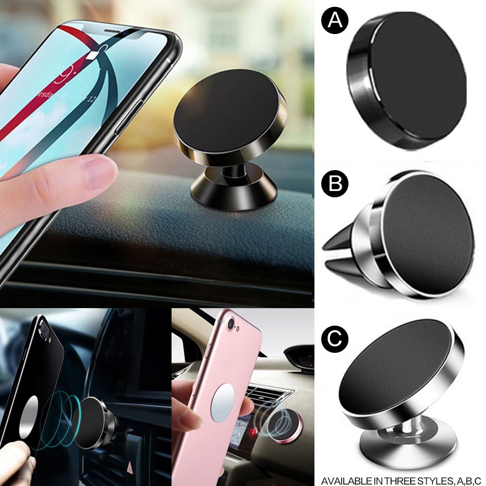 Universal Magnetic Car Phone Holder Magnet Mount Mobile Cellphone Stand