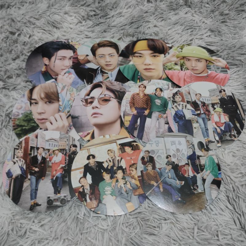 BTS Official Season Greetings 2021 Mini Poster Coaster RM Jin Suga