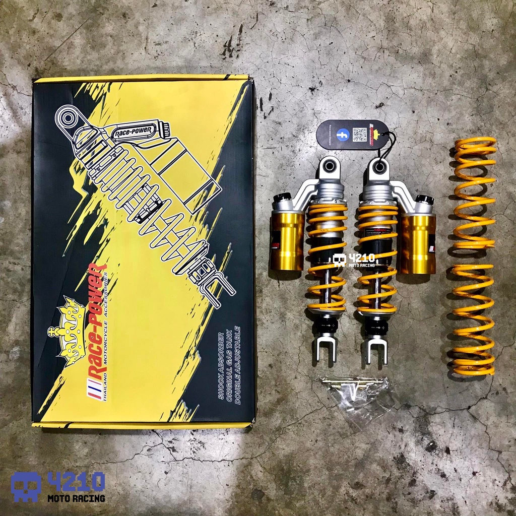 RACE POWER 305mm DUAL SHOCK W TANK For YAMAHA AEROX NMAX V2 Shopee