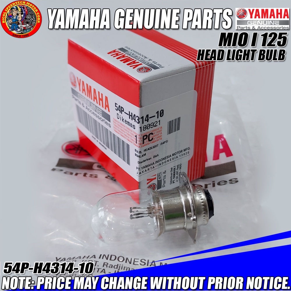 Mio I Headlight Bulb Ygp Genuine P H Shopee Philippines