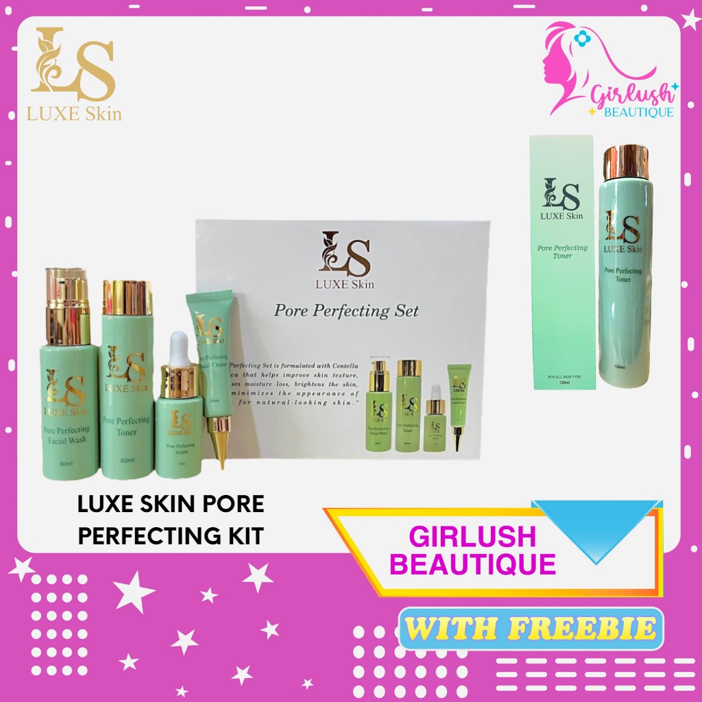 Luxe Skin Pore Perfecting Set Pore Perfecting Toner Ml Shopee