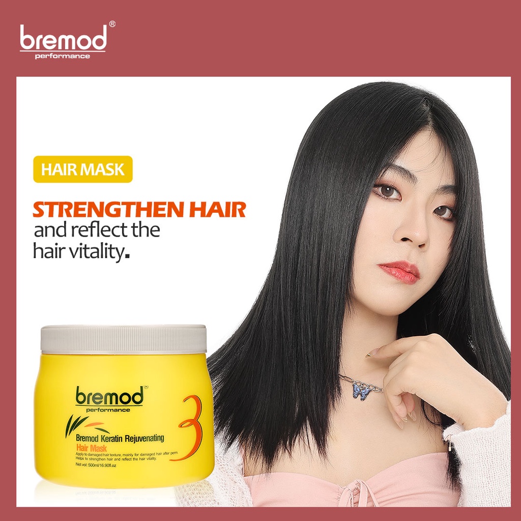 Bremod Keratin Rejuvinating Hair Mask Hair Care BR H033 Repair Dry