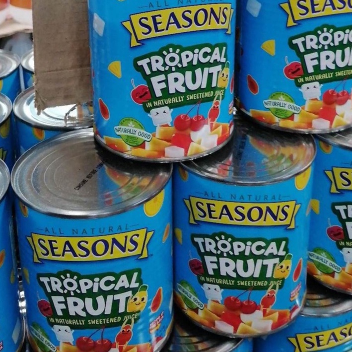 All Natural Seasons Tropical Fruit In Naturally Sweetened Juice