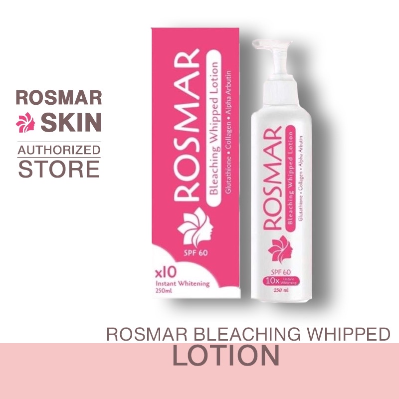 Rosmar Bleaching Whipped Lotion 250ml Shopee Philippines