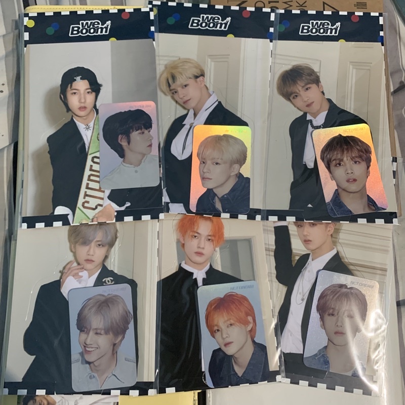 Nct Dream We Boom Hologram Photocard Set Renjun Jeno Haechan Jaemin