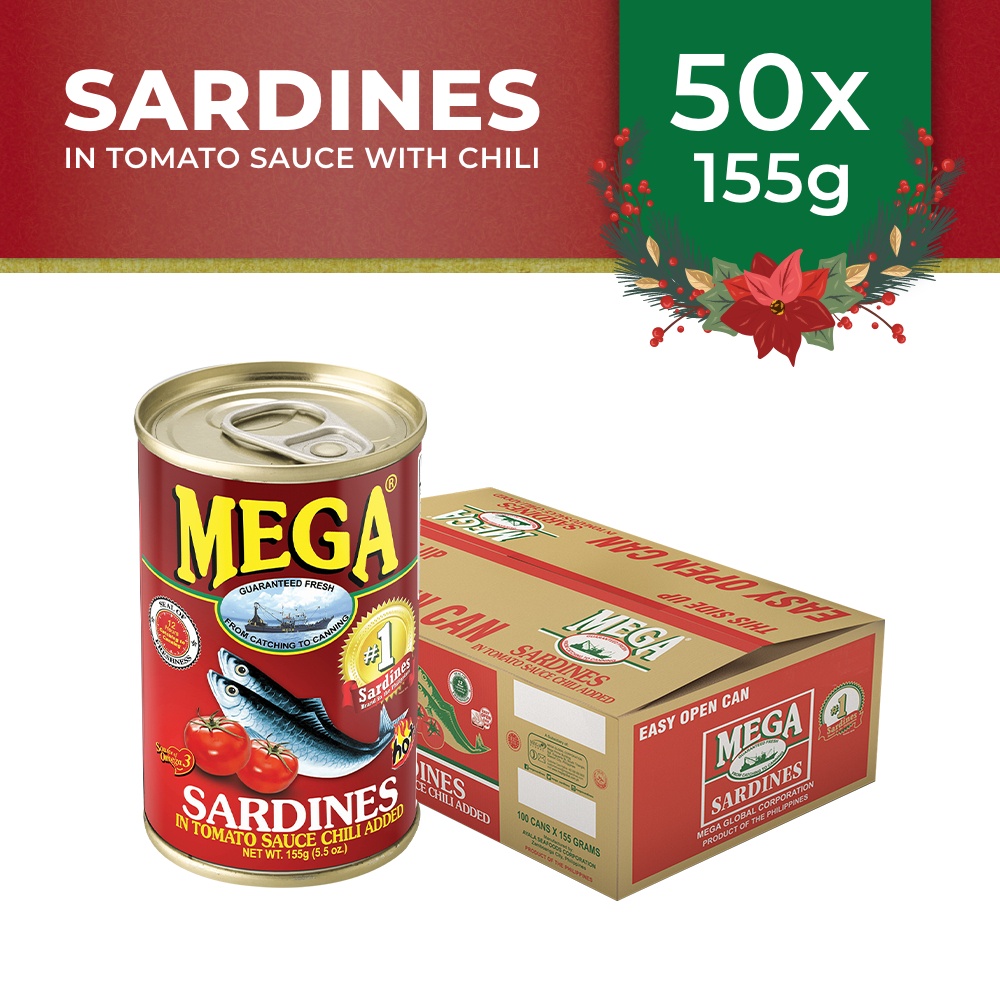 Mega Sardines In Tomato Sauce With Chili G By S Shopee Philippines