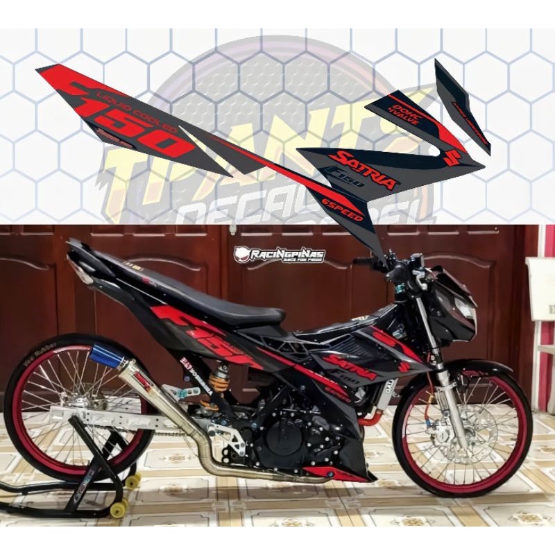 RAIDER 150 FI SATRIA STICKER DECALS Shopee Philippines