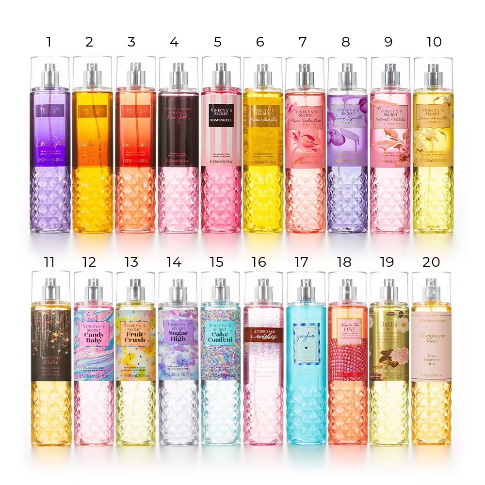 Vinecya S Secret Vanilla Lace Perfume Fragrance Mist Ml Shopee