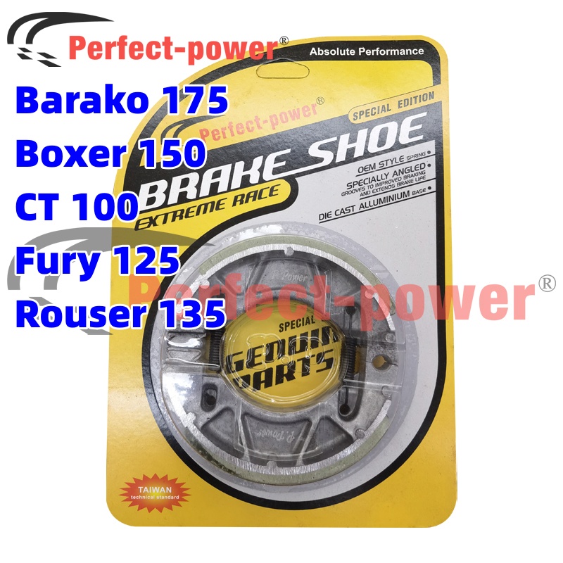 Perfect Power Brake Shoe Kawasaki Barako Boxer Ct Fury