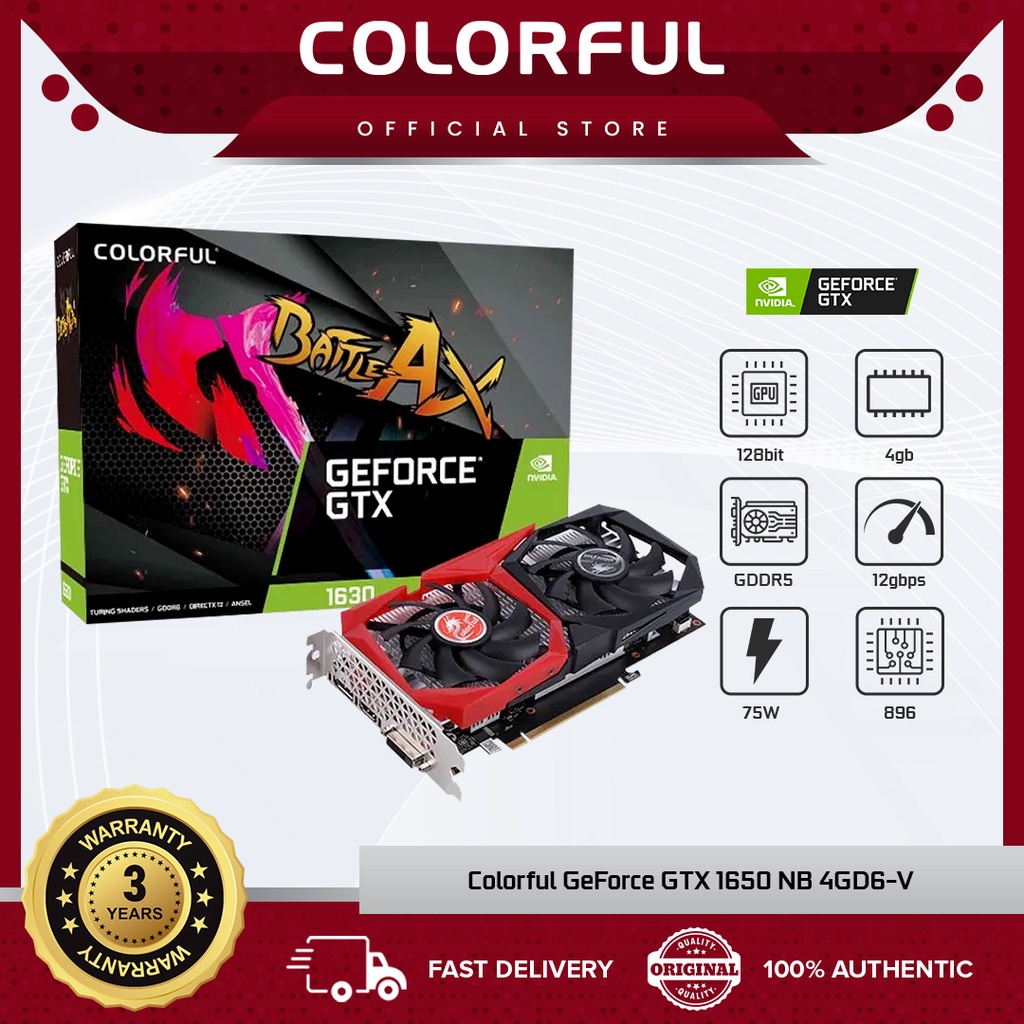 Colorful Geforce Gtx Nb Gd V Graphic Card Shopee Philippines