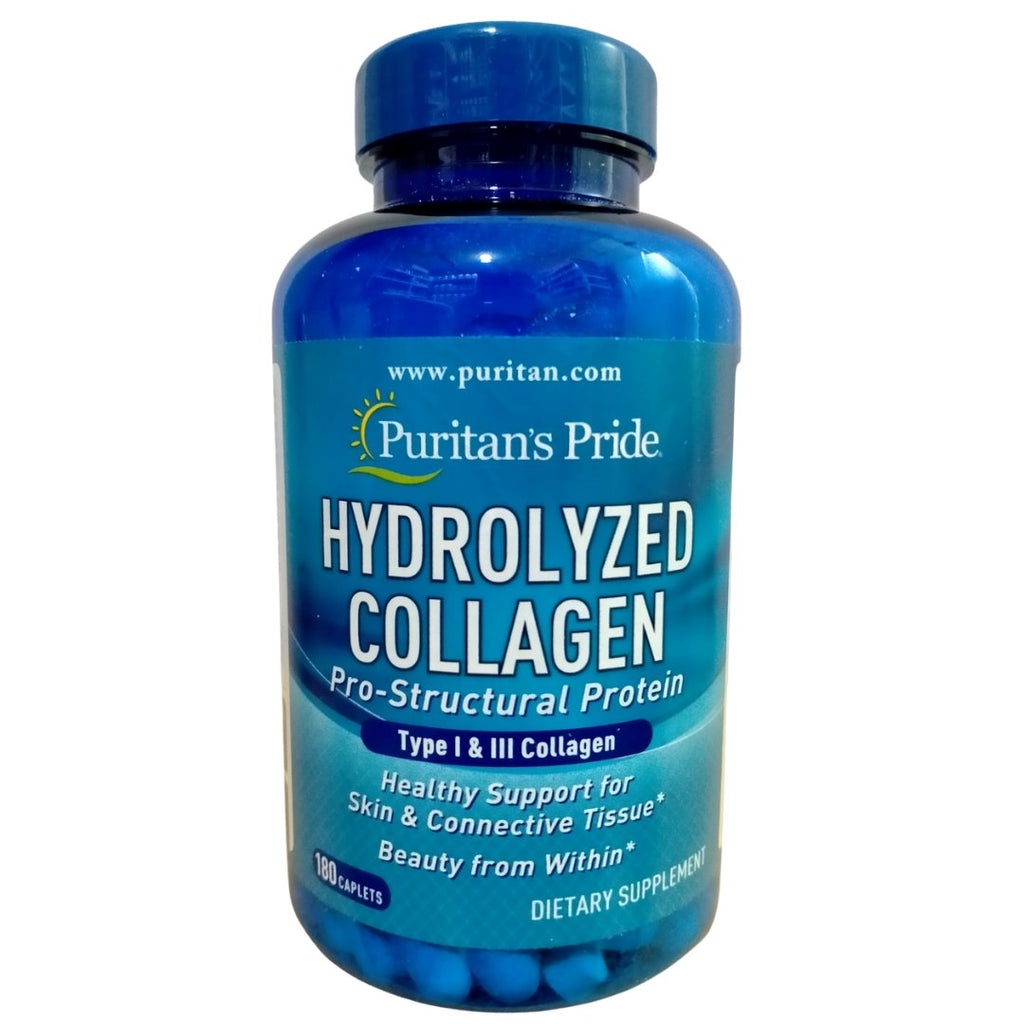 Puritan S Pride Hydrolyzed Collagen Mg Caplets Shopee