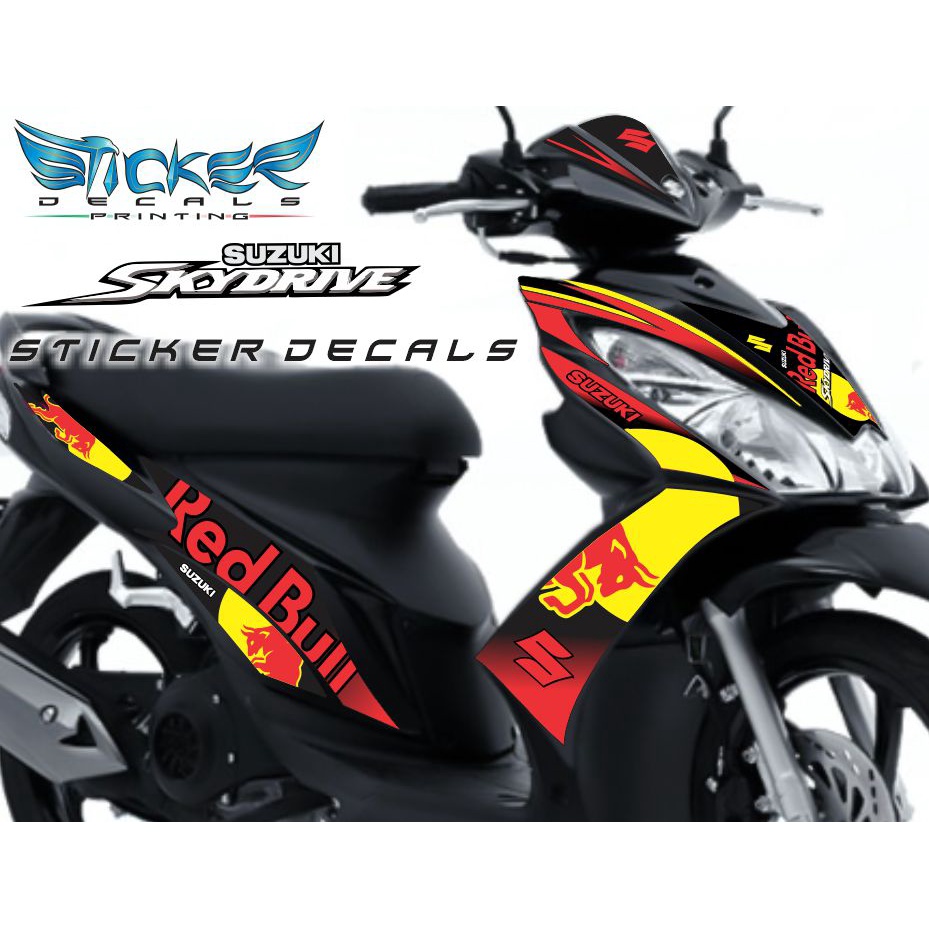 Skydrive 125 Sticker Decals RedBull Shopee Philippines