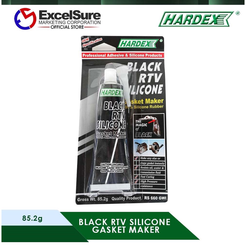 Hardex Black RTV Silicone Gasket Maker 85 2g Shopee Philippines