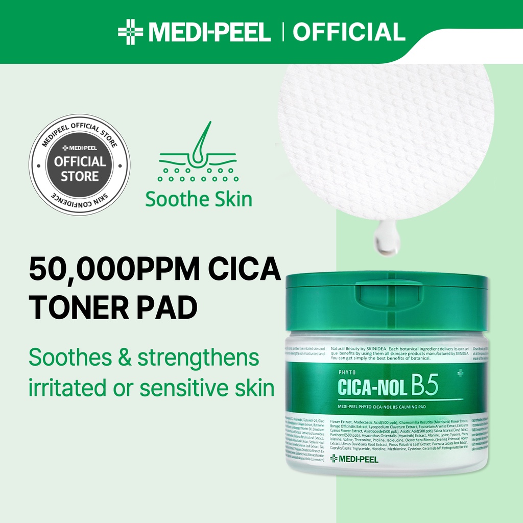 Medipeel Official Acne Care Phyto Cica Nol B Aha Bha Calming Pad