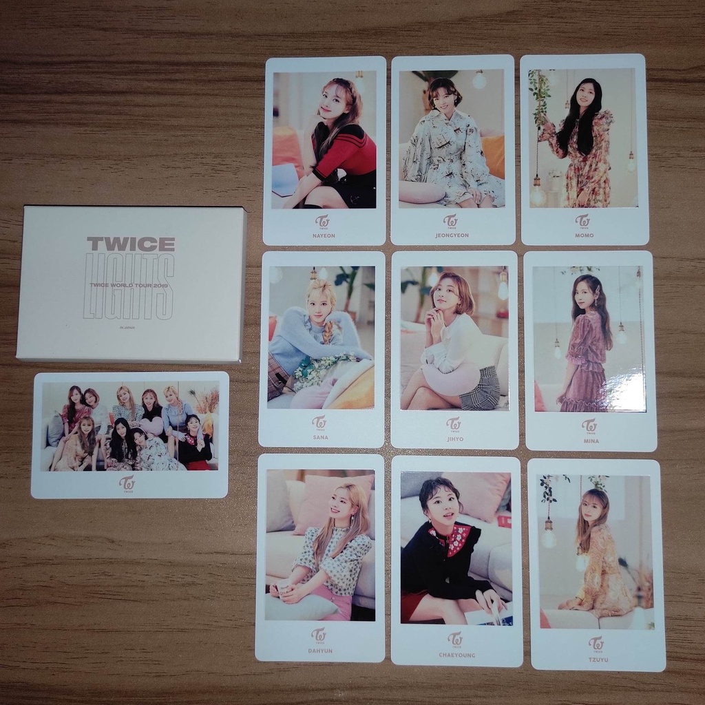 Twice Twicelights Japan Photocard Set Lights Ver Shopee Philippines