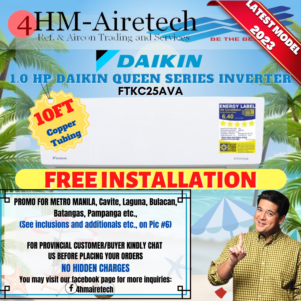 Fourhm Daikin Hp R D Smart Queen Series Split Type Inverter Aircon