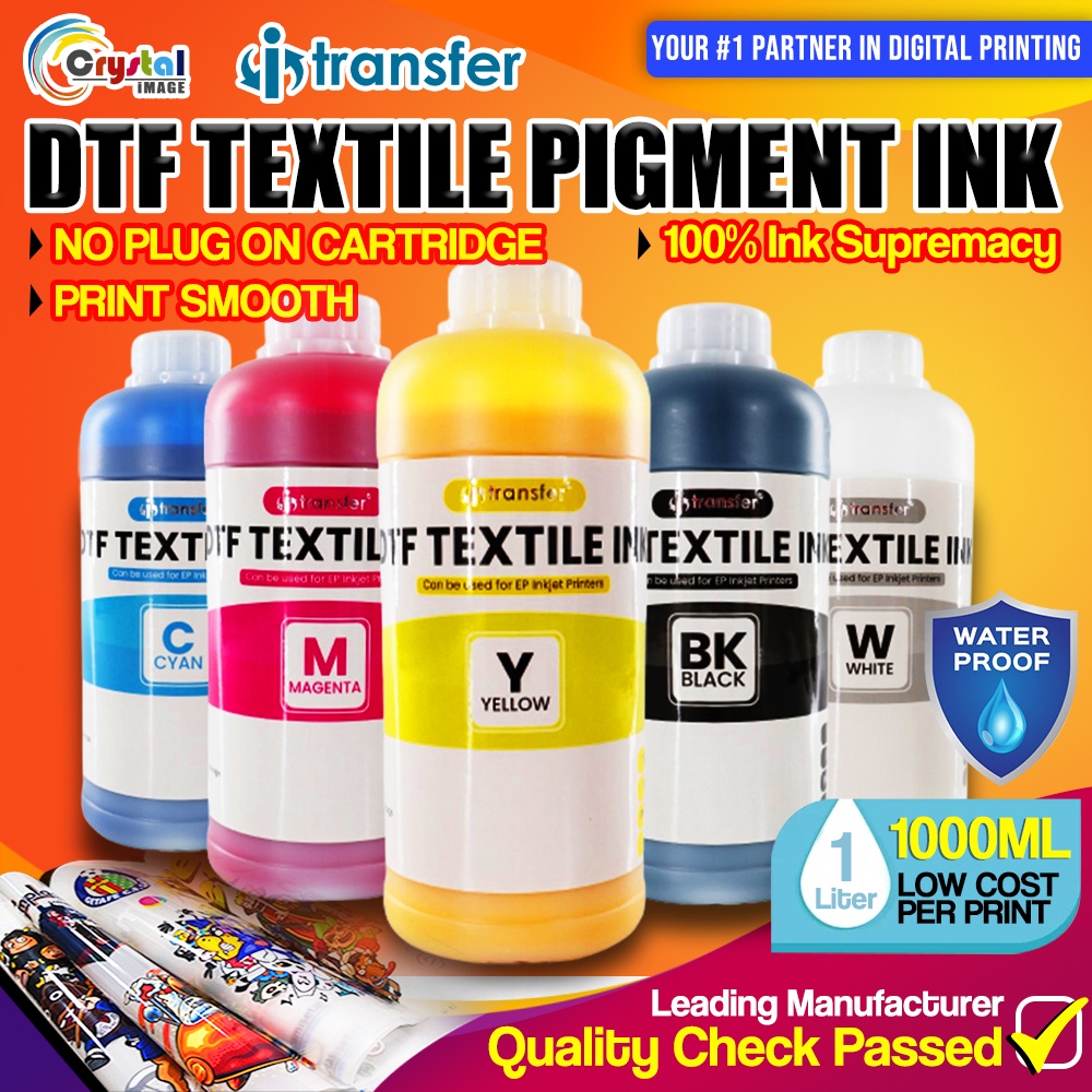 Dtf Ink Direct To Film Transfer Ink Liter Ml Dtf Textile