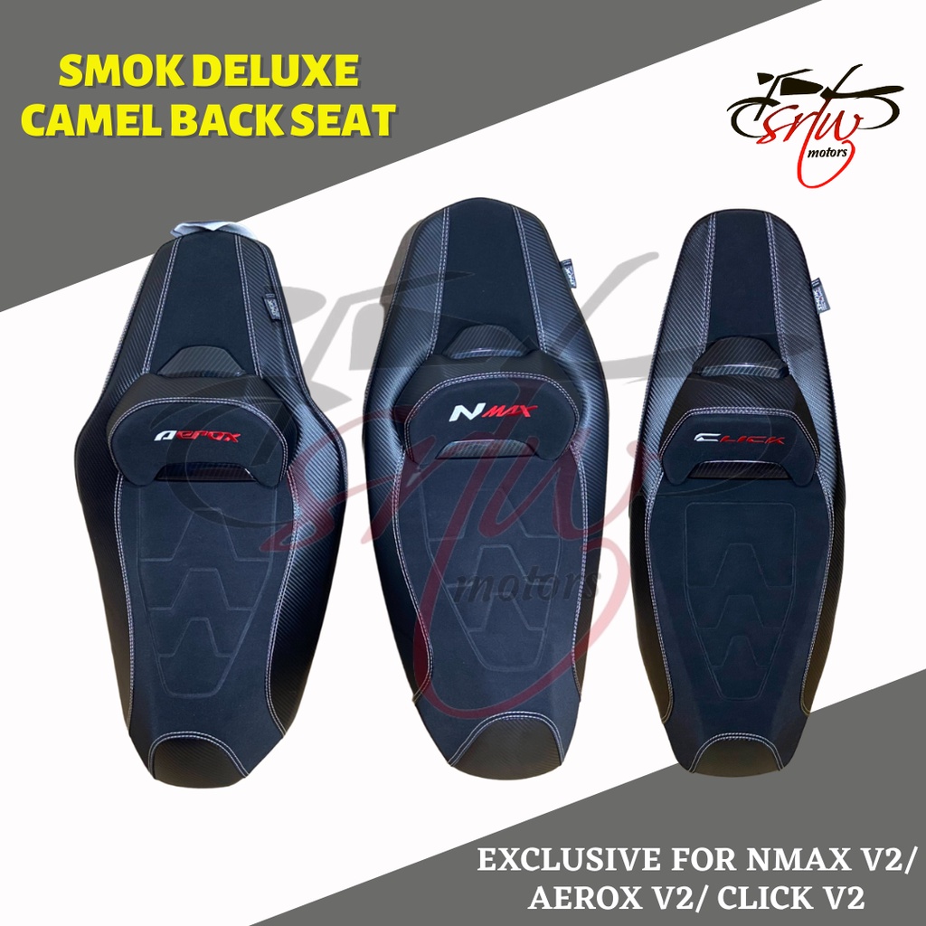 SRTW SMOK Deluxe Camel Back Seat NMAX V1 V2 AEROX V2 CLICK V2 ADV 150