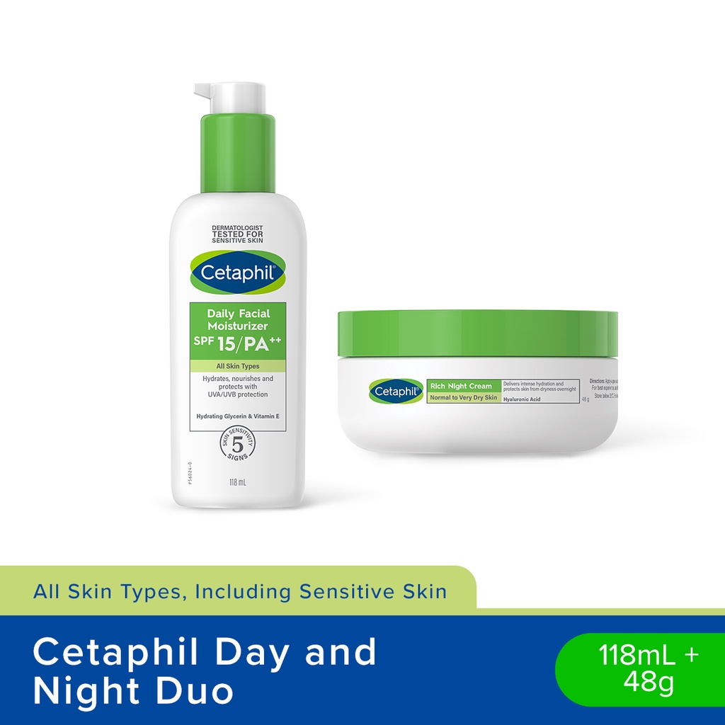 Cetaphil Day And Night Duo Cetaphil Daily Facial Moisturizer SPF15