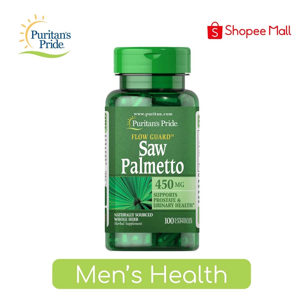 Saw Palmetto Mg Capsules Puritan S Pride Shopee Philippines