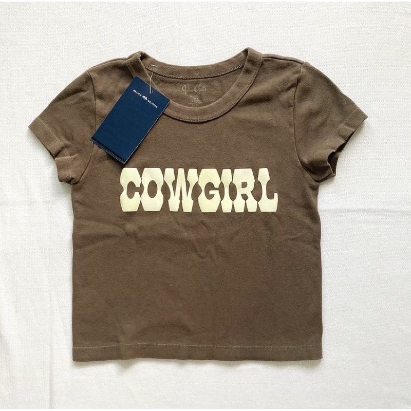 Brandy Melville On Hand Ashlyn Cowgirl Crop Top Shopee Philippines