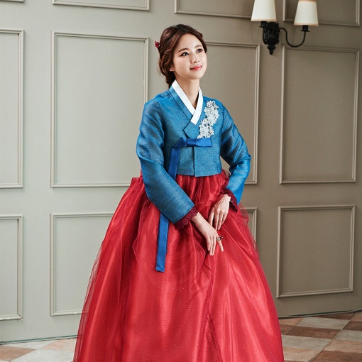 KOREA [Hwayangyeonhwa] 229 The sparkle of the sea - wedding hanbok ...