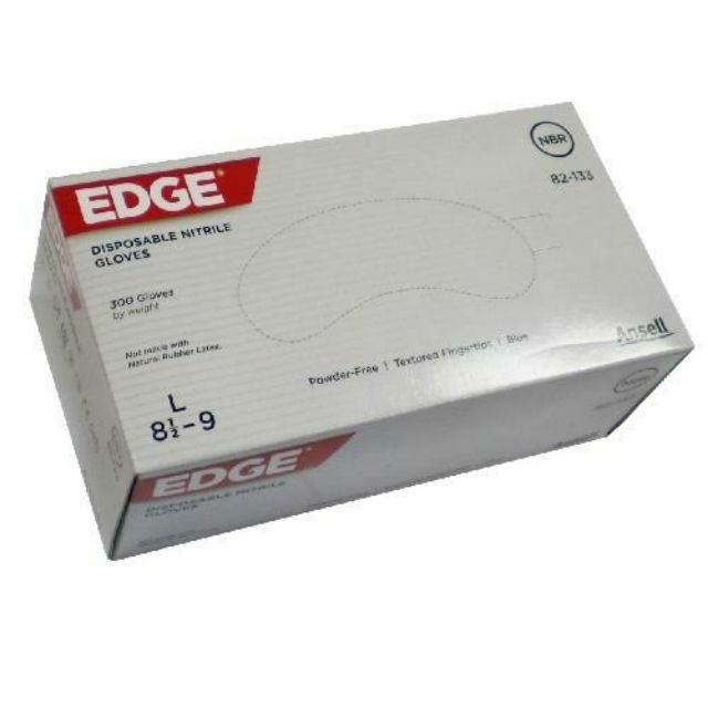 edge nitrile gloves 300 pcs