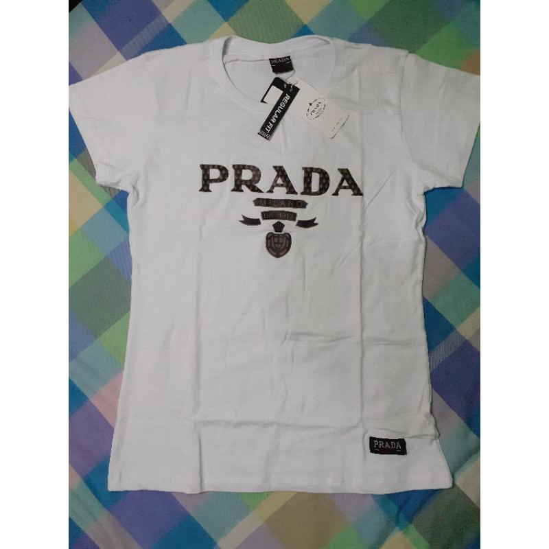 Prada T-Shirt for Women ❤ | Shopee Philippines