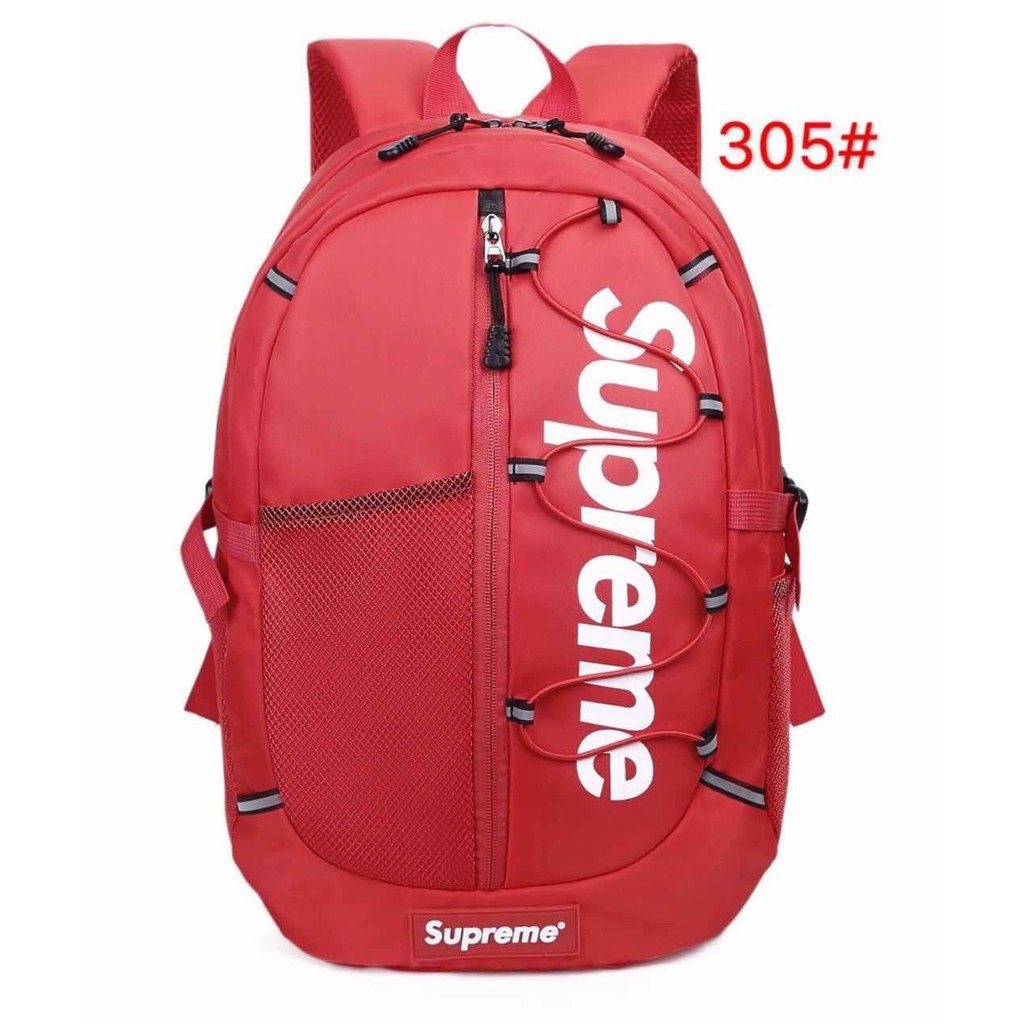 red supreme side bag