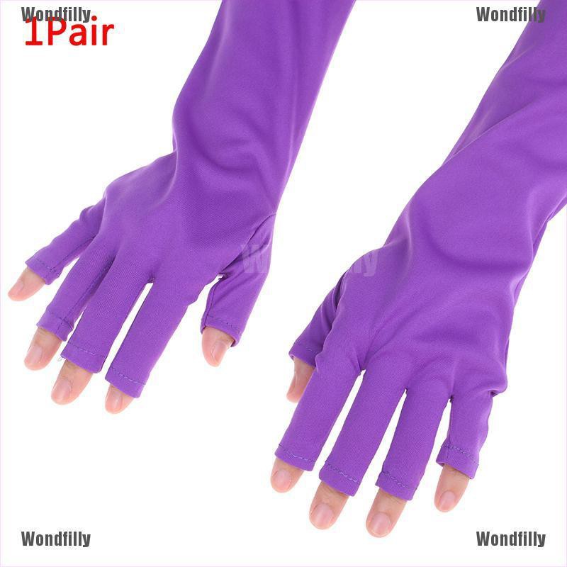 uv protection gloves for gel nails