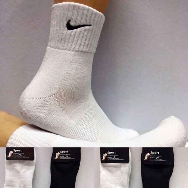 NIKE SOCKS THICK SOCHS high quality socks for men and women color black ...