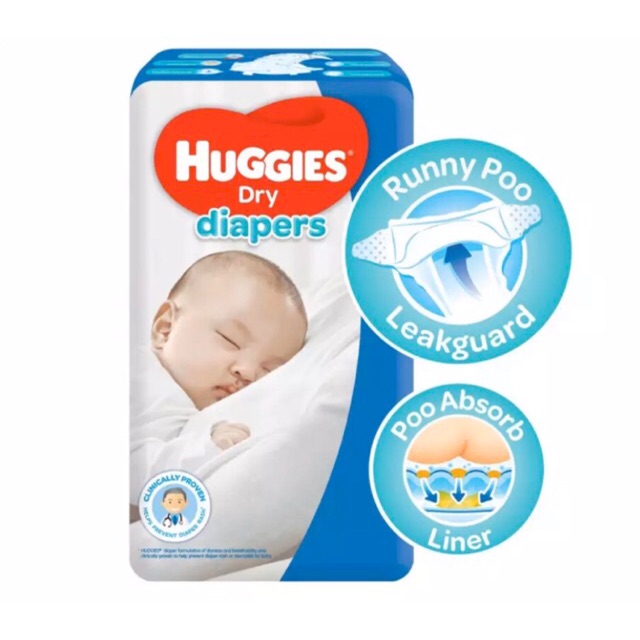 Huggies Dry Diapers NewBorn (PRICE 
