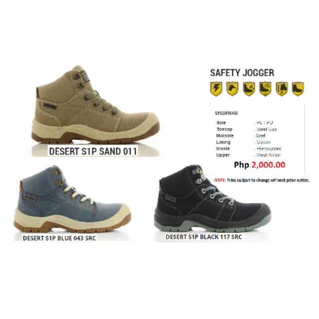 steel toe cap desert boots