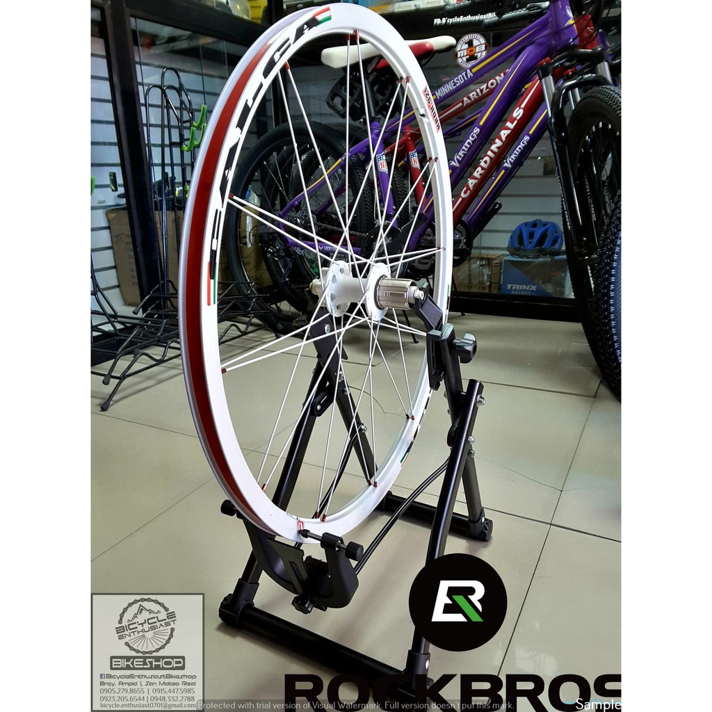 bicycle wheel truing stand