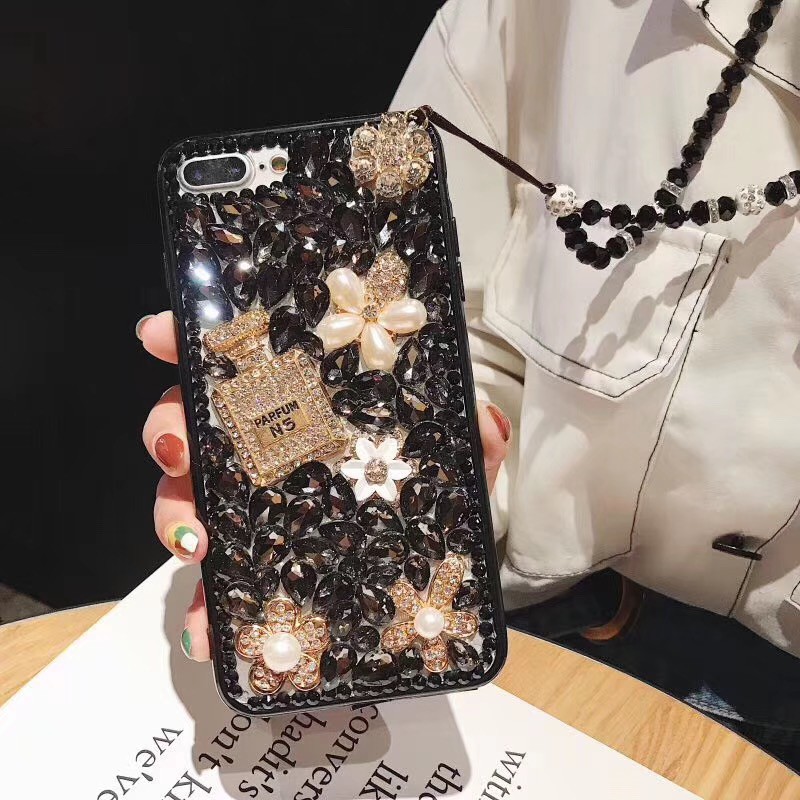 Iphone 11 Pro Xs Max Xs X Xr 5 5s Se Perfume Bottle Full Gem Case Shopee Philippines