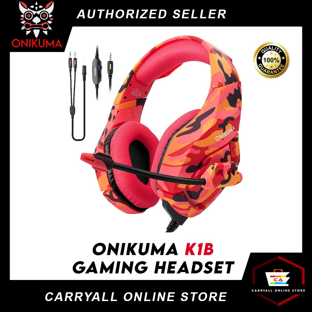 red camo ps4 headset