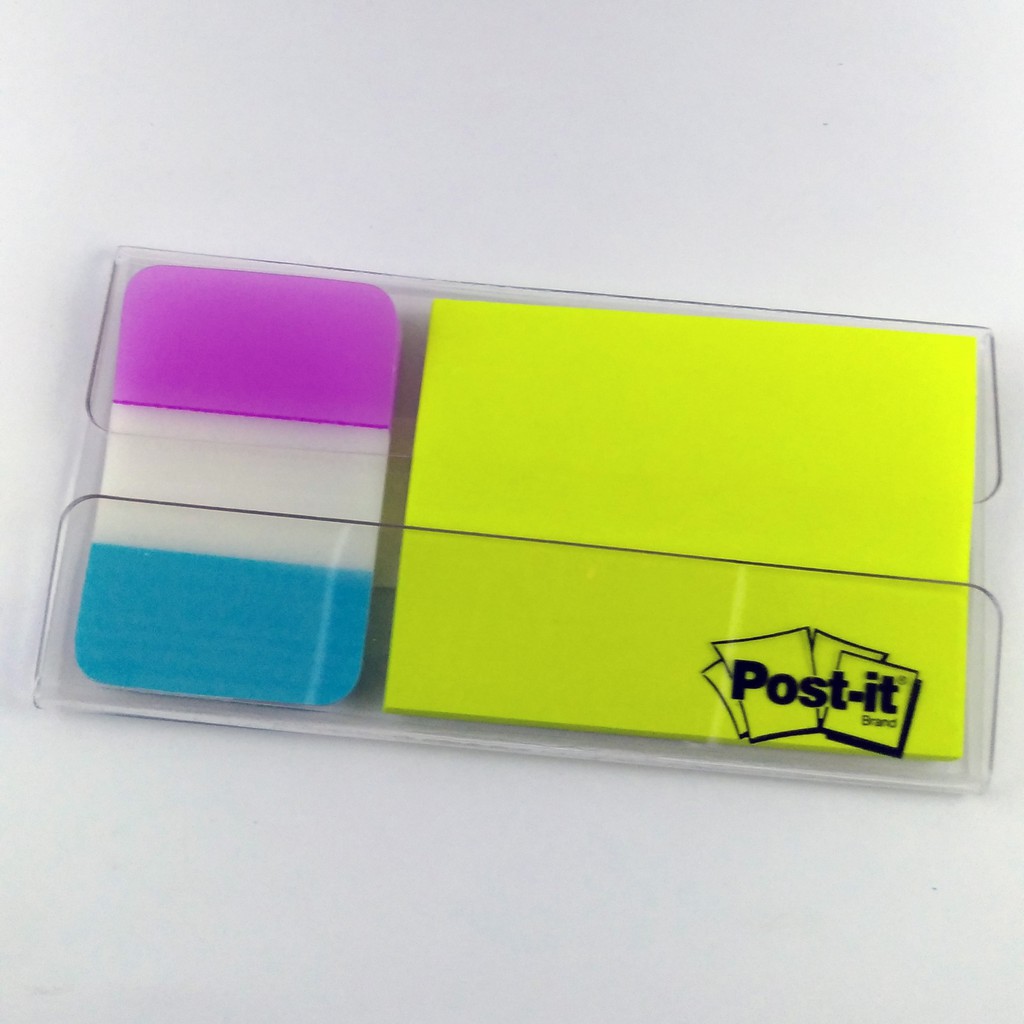 Post-it 3M Mobile Attach & Go Dispenser New 12 Tabs 24 Pop up Notes