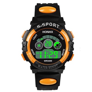 g shock for men 2pcs 5-color Watch Children Boys Waterproof Digital LED Sports Camouflage Kid's Wat #6