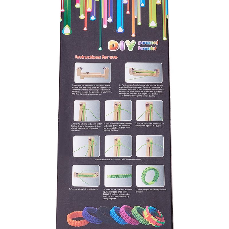 parachute cord braiding