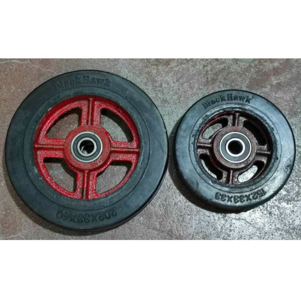 Pushcart Wheel Push Cart Wheel 6" / 8" / 10" Heavy Duty Steel Body