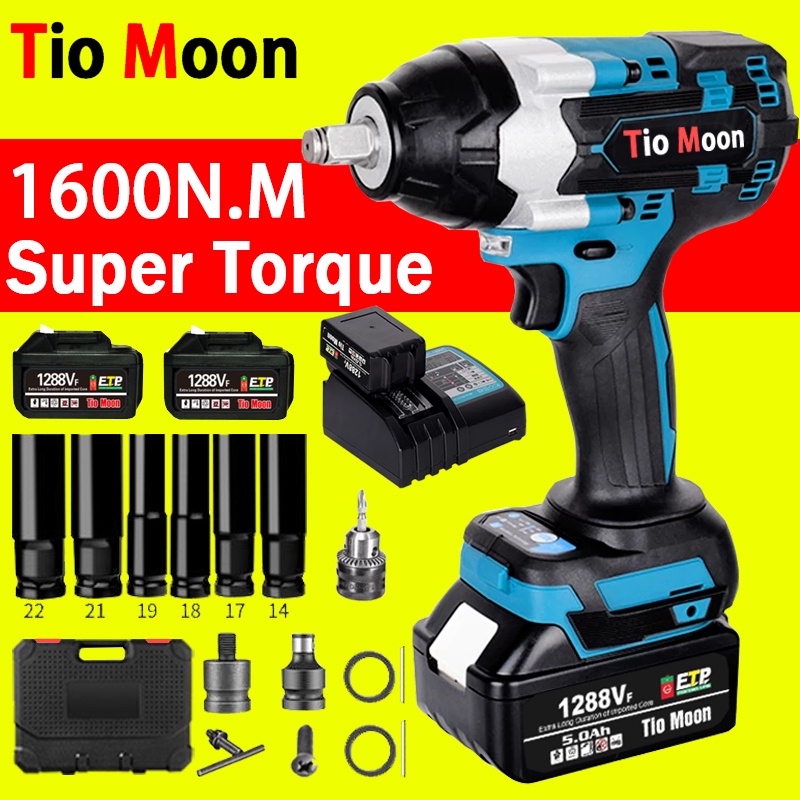 Easily Unscrew Car Nut Super Large Torque Cordless Impact Wrench 2