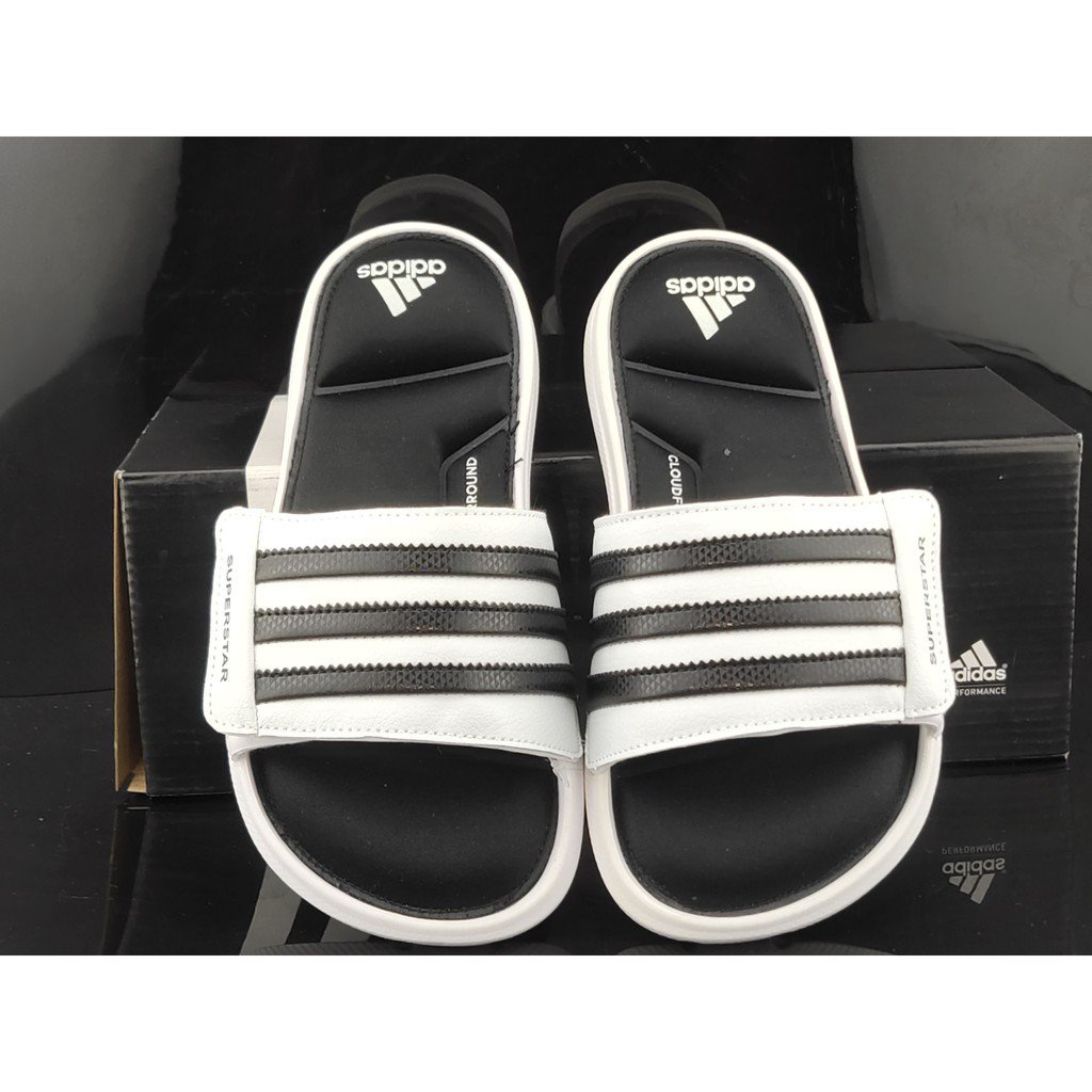 Locker Danube Maryanne Jones Original Adidas Superstar 5G Memory foam slippers Men and women Sandals  Black/white | Shopee Philippines