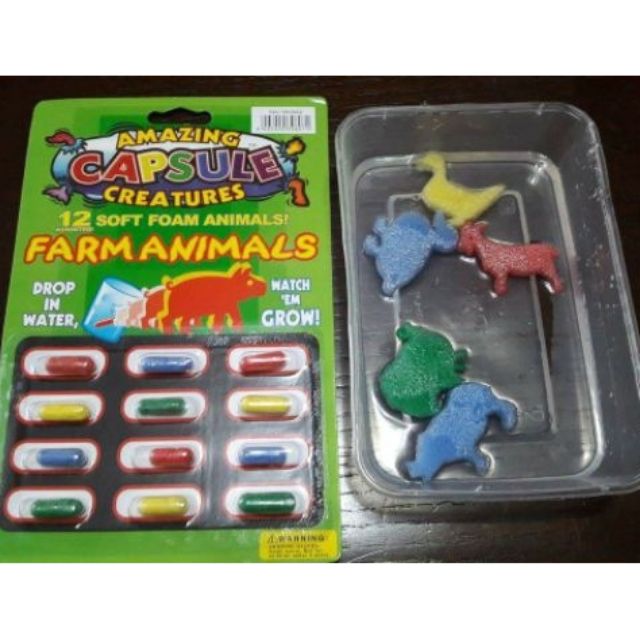 amazing capsule creatures 12 soft animals