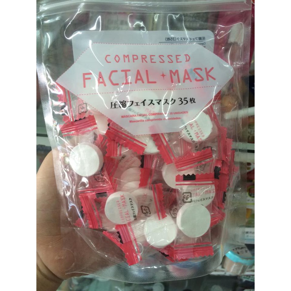 Daiso Compressed Mask (35v) Shopee Philippines