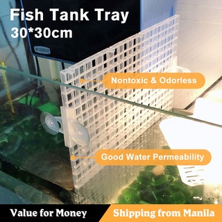 30x30cm Clear Fish Tank Divider Tray Nontoxic Odorless Splicable and  Durable Easy to Install